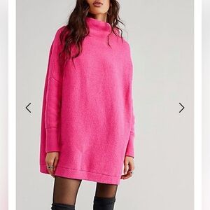 Free People Ottoman Slouchy Boho Oversized Festival Tunic Sweater Small